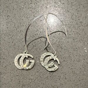 Chic Silver Drop Earrings